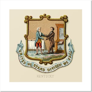 1876 Kentucky Coat of Arms Posters and Art